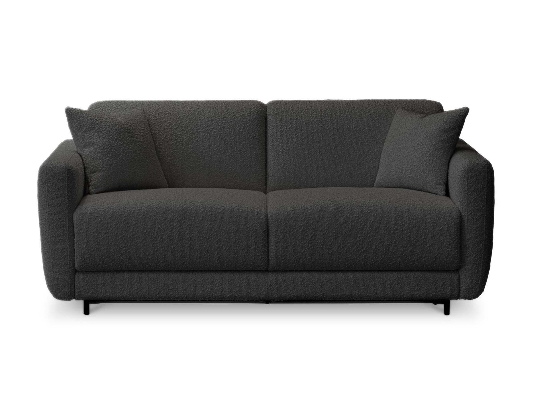 CILANTRO 2-osobowa sofa z funkcją spania, supełki GRAPHITE